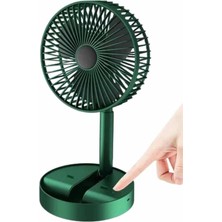 Aesco Katlanabilir USB Şarjlı Masaüstü Soğutucu Mini Fan Telefon Tutucu
