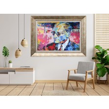 Giyense Gümüş Çerçeveli Atatürk Tablo SV127