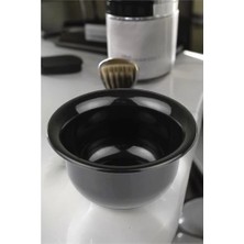 Belle Fusion Mey Ithalat® Profesyonel Siyah Tıraş Tası  - Berber Tipi Ergonomik Sabun Köpürtme Kabı -