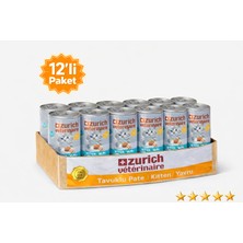 Zurich Veterinaire Tavuklu Yavru Kedi Konservesi 415 gr x 12’lı Paket