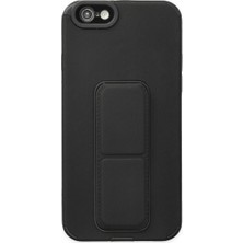 Eco Port iPhone 6 Kılıf Mega Standlı Silikon - Siyah