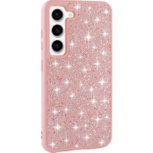ZM Store Galaxy S23 Uyumlu Kılıf Parlak Taşlı Tasarım Işıltılı Pırlanta Kapak