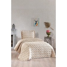 Danteel Home Nüans 2 Parça Tek Kişilik Pike Takımı Bej