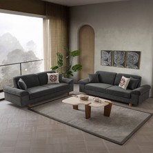 Edsy Home Armada 3+3 Koltuk Takımı Antrasit