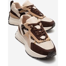 Luvi Premıa Kahverengi Süet Kadın Sneaker