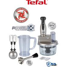Tefal Çırpma ,dilimleme ve Rendeleme  4 Bıçaklı Powelix 1500W Güç 1,5 Litre Cam Hazneli Mutfak Robotu