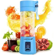 Aesco Portatif TAŞINABILIR380 ml USB Şarjlı Mavi El Blender