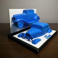 Riva Self Klasik Ford Model B Tasarımlı 3D Dekoratif Masaüstü Standı