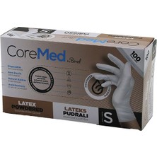 Coremed Bimel S Beden Pudralı Muayene Eldiveni 100LÜ (5508) ARLSTRTCH-RSG3256