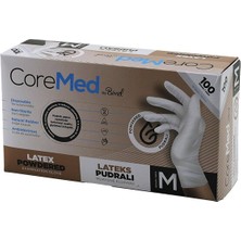 Coremed Bimel M Beden Pudralı Muayene Eldiveni 100LÜ (5508) ARLSTRTCH-RSG3256