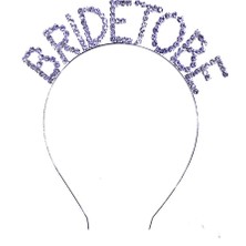 Similar Kristal Taşlı Gümüş Renk Bride To Be Gelin Tacı