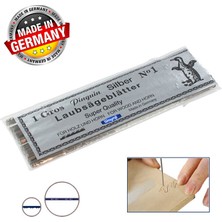 Calperia Pinguin Silber Düz Atlamalı Ahşap Kıl Testere Ağzı No:6 - 144 Adet