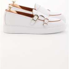 Faruk Balkanas Skoç Model Hakiki Natural Deri Eva Taban Casual Ayakkabı