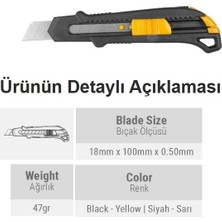 Maket Bıçağı, Plastik, 18 Mm, Frs 151