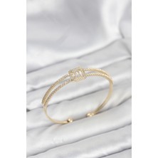 Similar Pirinç Gold Renk Baget Model Kadın Bileklik - TJ-BB8263