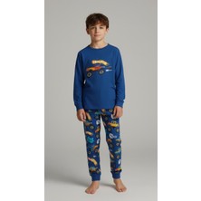 Elmas Kids Erkek Çocuk Pijama Takımı Monster ELM-3081