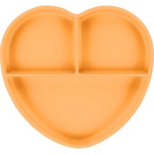 Moki Vakumlu Silikon Mama Tabağı Candle Turuncu