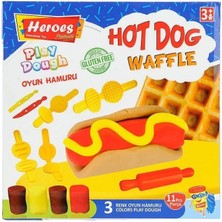 Shoplet ERN-584 Heroes Orta Kutulu Burger Oyun Hamuru Seti