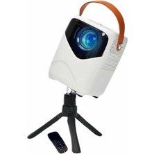 Calperia Hd Ayaklı Portatif Projeksiyon Cihazı Android Işlemcili Sinema Projektörü