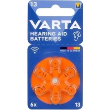 Varta 13 Kulaklık ve Işitme Cihazı Pili 6lı Blister
