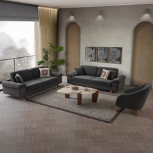 Edsy Home Armada 3+3+1 Koltuk Takımı Antrasit