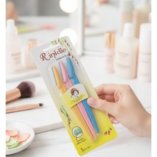 Generic Rinklle 3'lü Kaş Usturası Seti - Yüz ve Kaş Şekillendirici Hassas Epilasyon Jileti