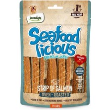 Dentalight Seafood Strip Somon Balıklı Köpek Ödül Çubuğu 70 gr