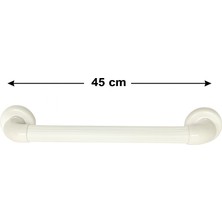 Onno Tutunma Barı 45CM Beyaz Tırtıklı Abs