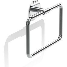 Decor Walther Basic Sk Havluluk Yuvarlak, 21.2cm, Yapışkanlı - Krom