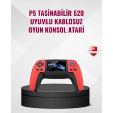 Aesco P5 Retro Gamepad 520 Oyunlu Taşınabilir Oyun Konsolu