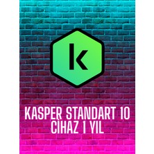 Kaspersky Standart 10 Cihaz 1 Yıl
