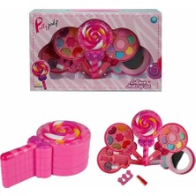 Shoplet Lolipop Şekilli 4 Katlı Makyaj Güzellik Seti