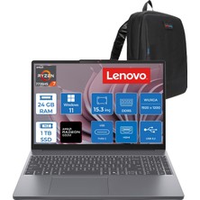 Lenovo Ideapad Slim 3 15ARP10 Amd Ryzen™ 7 7735HS 24GB Ddr5 1tb SSD Radeon™ 680M Graphics 15.3" Wuxga (1920X1200) IPS 300NITS WIN11PRO Taşınabilir Bilgisayar 83K70098TRP08+ZETTAÇANTA