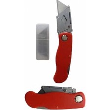 Aesco Katlanabilir Halıfleks Maket Bıçağı Üçgen Uçlu Falçata