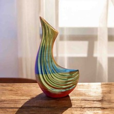 Kuğu Figürlü Zarif Modern Vazo