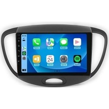 Navi2Go Hyundai I10 2008-2012 6gb Ram 128GB Hafıza 8 Çekirdek Carplay Android Multimedya