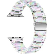 Mi7a Apple Watch 6 7 8 9 10 Se Ultra Uyumlu 42 44 45 46 49 mm Uyumlu Hologram Kordon