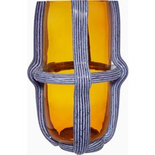 Cassina Sestiere Murano Cam Kehribar Uzun Vazo