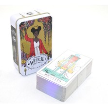 Tp Buğz Modern Witch Metal Kutulu Tarot Kartı