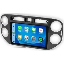 Navi2Go Volkswagen Tiguan 2006-2016 Siyah 8gb Ram 128GB Hafıza 8 Çekirdek Carplay Android Multimedya
