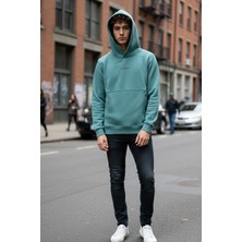 Twister Esw 2744 Kapüşonlu 3 Iplik Şardonlu Erkek Sweat