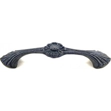 Aesco Eco Lounge Antika Tarz Dekoratif Pirinç Göz Mobilya Kulbu - 21X127 Mm, Oksit