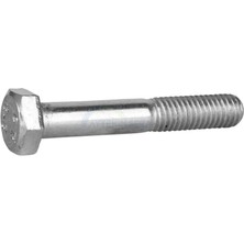 Std M6X80 50 Adet Galvanizli Yarım Diş Civata 8.8 Dın 931