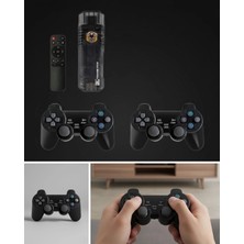 Aesco Kablosuz Retro Video Oyun Konsolu HDMI Bağlantılı 8k Hdr Destekli