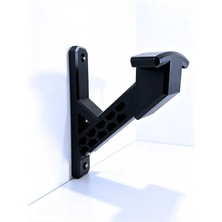 Premium Duvar Tipi Kask Tutucu – 3D Baskı Güçlendirilmiş Motosiklet Askısı - Vida + Dübel Dahil