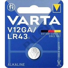 Varta V12GA/LR43 Alkalin Özel Pil