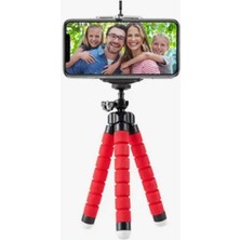 Piranha 5425-K Tripod Telefon Tutucu | Ahtapot Esnek Stand | 360° Dönebilir | Universal Cep Telefon
