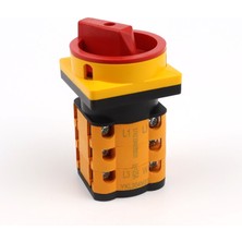 Opaş 3X25A Trifaze Pano Tipi Dönel Şalter - YKL304M25 Endüstriyel On-Off Şalter