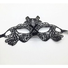 Similar Siyah Renk Dantel Kesim Dantel Işlemeli Balo Parti Maskesi 11 No