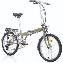 Corelli Just 1.0 20 Jant Yeşil Kahverengi Katlanır Bisiklet